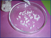 Züchtung von Glucose-Natrium-Chlorid Doppelsalz-Einkristallen