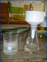 Züchtung von Glucose-Natrium-Chlorid Doppelsalz-Einkristallen