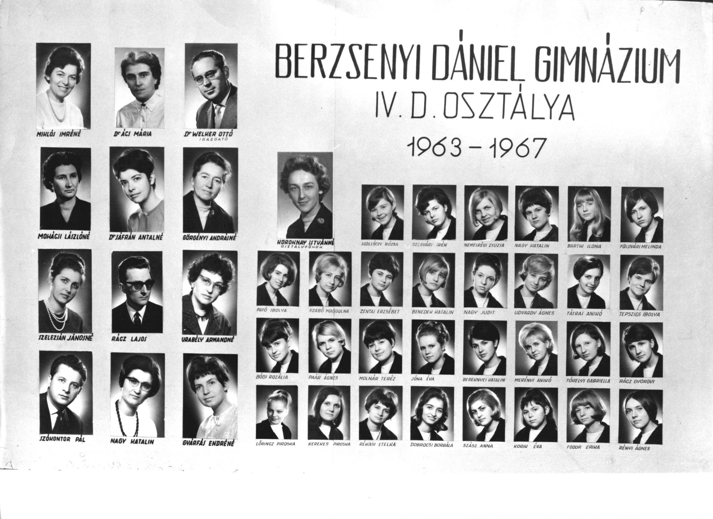 1990-ben Végzett Tablók Szombathely Berzsenyi Dániel Iskola